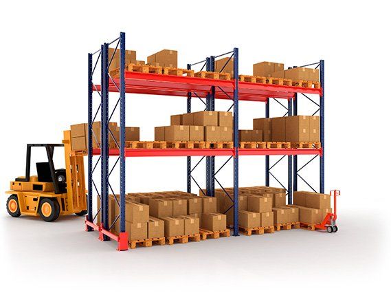 Фронтальные стелажи